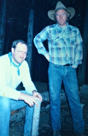 Me and my brother, Bob Marshall Wilderness, in the mid 1980's.