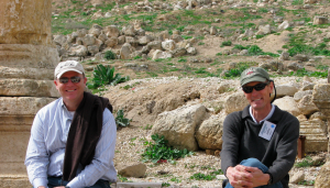 John and me in Israel.